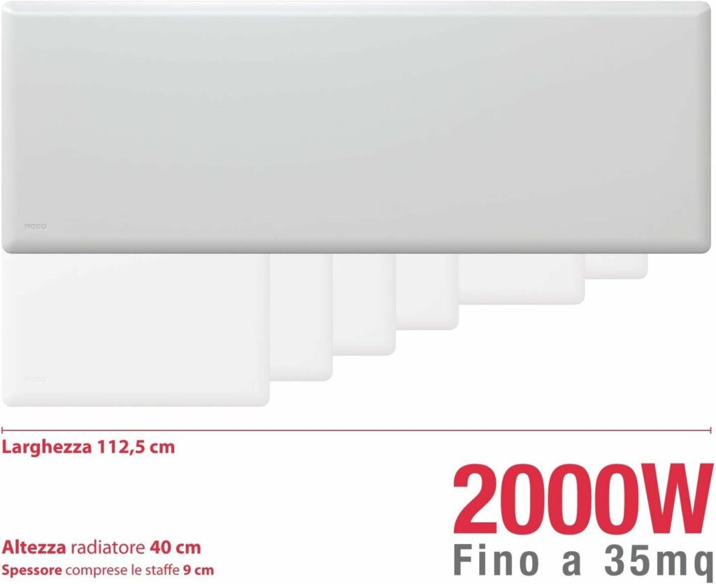 radiatore elettrico a basso consumo